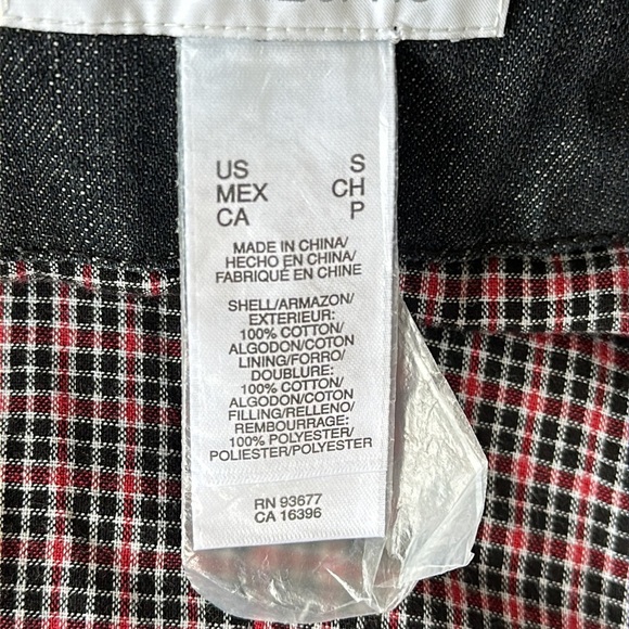 Liz Claiborne women’s jean lined vest size S - Picture 10 of 11